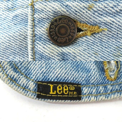 LEE 80s USA Hard Rock Cafe Embroidered Trucker Jacket Size M