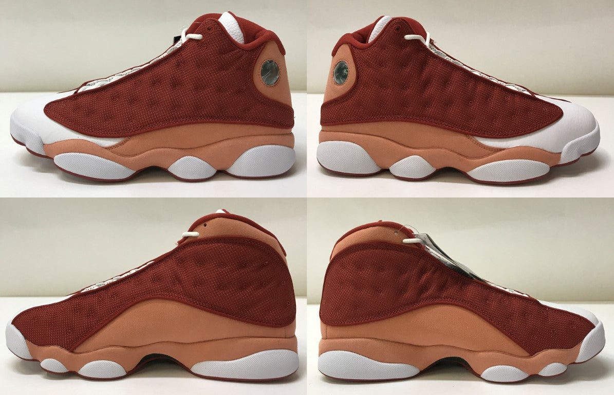 NIKE Air Jordan 13 Retro Dune Red Sneakers Size 28.5