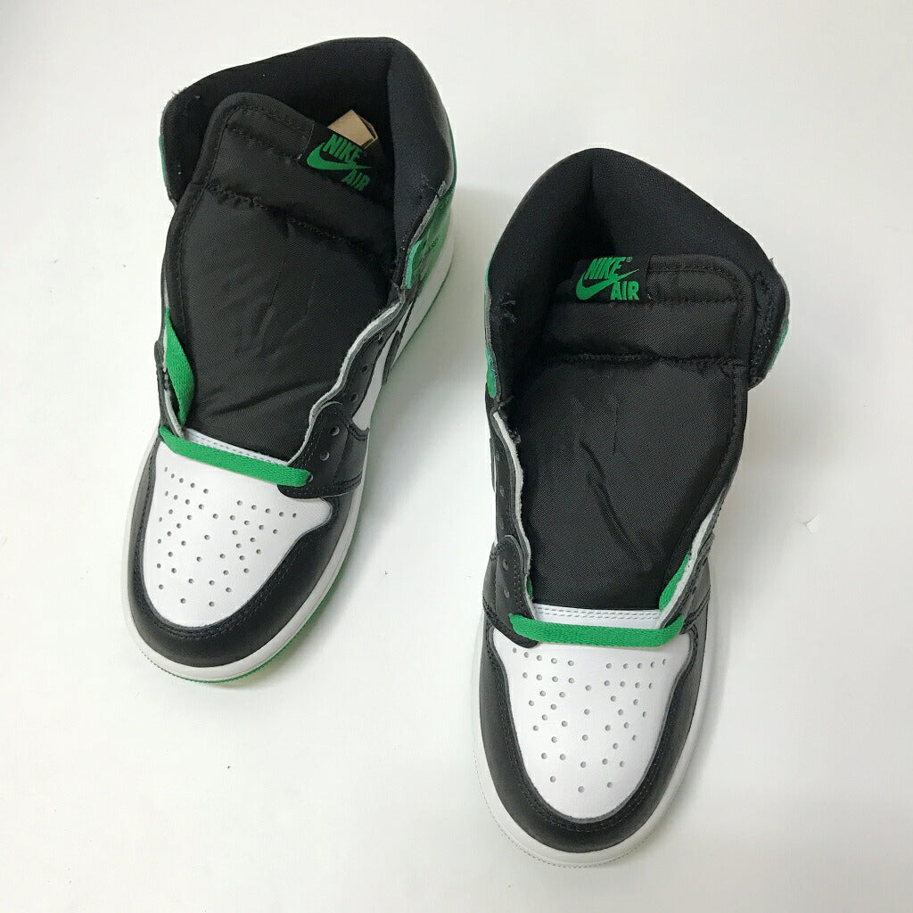 RETRO HIGH OG Air Jordan 1 OG Lucky Green Sneakers Size 24.5