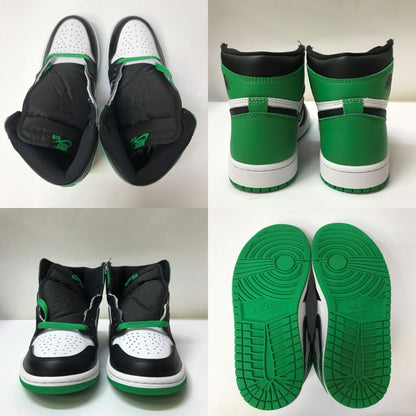 RETRO HIGH OG Air Jordan 1 OG Lucky Green Sneakers Size 24.5