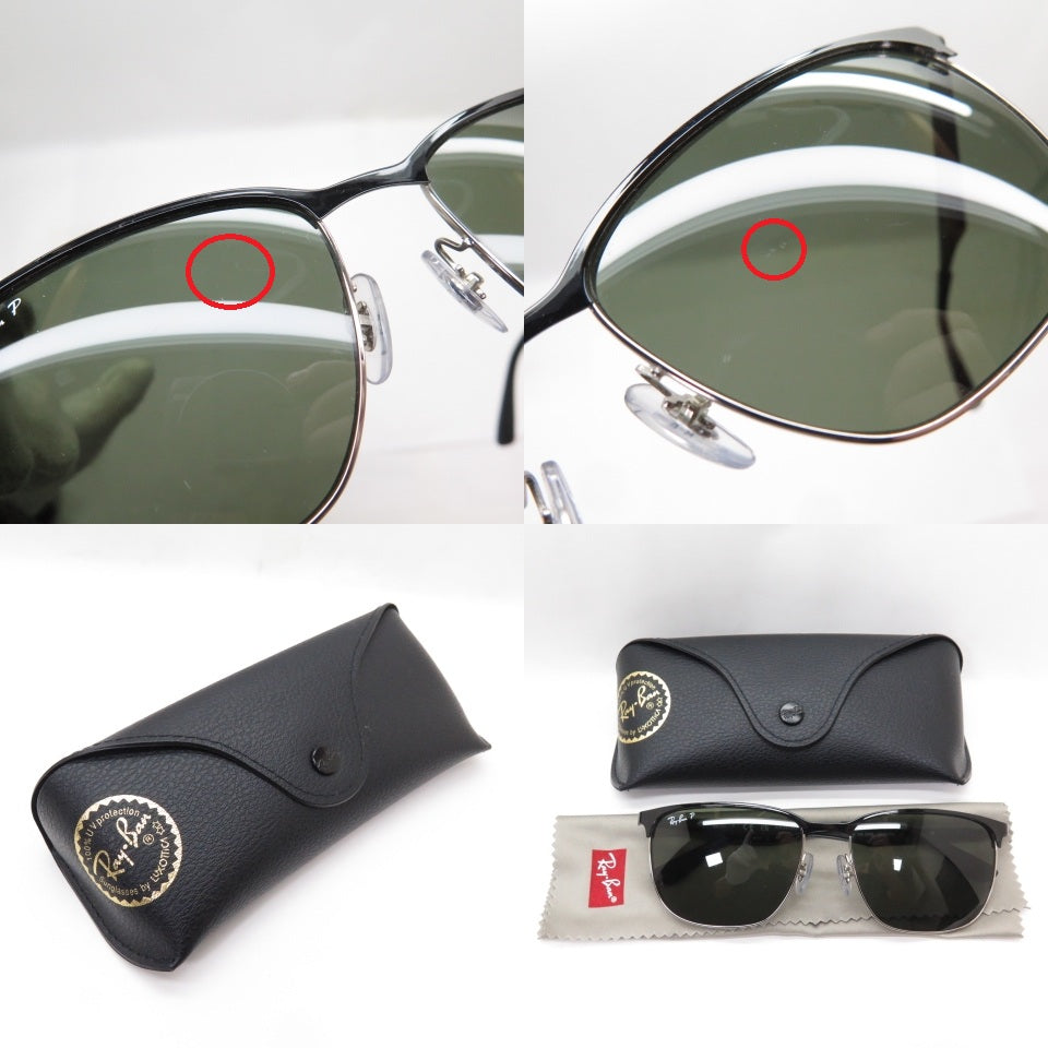Ray-Ban RB3569 Polarized Clubmaster Sunglasses Size ONE SIZE
