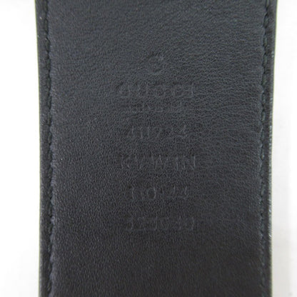 GUCCI GG Kaleido Leather Belt Brown Size 110