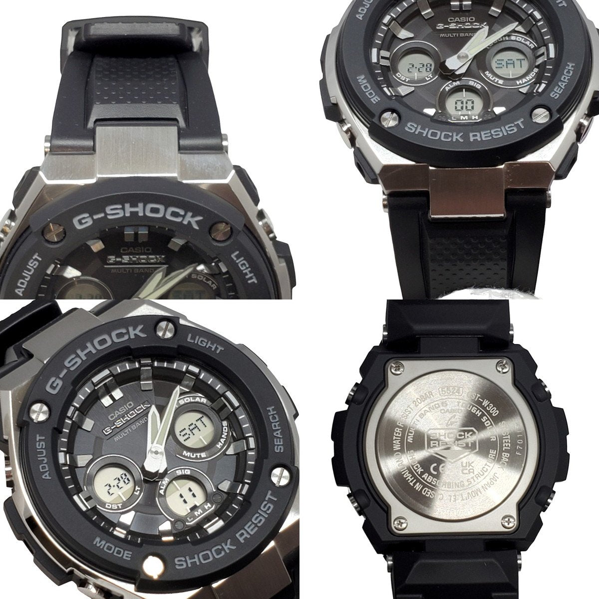 G-SHOCK G-STEEL GST-W300-1A Ana-Digi Watch Size ONE SIZE