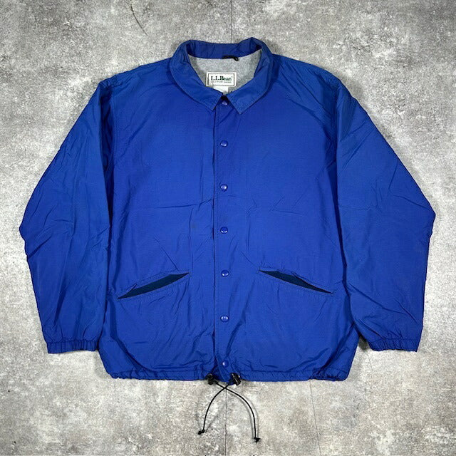 L.L.Bean 80s Royal Blue Fleece Lined Coach Jacket