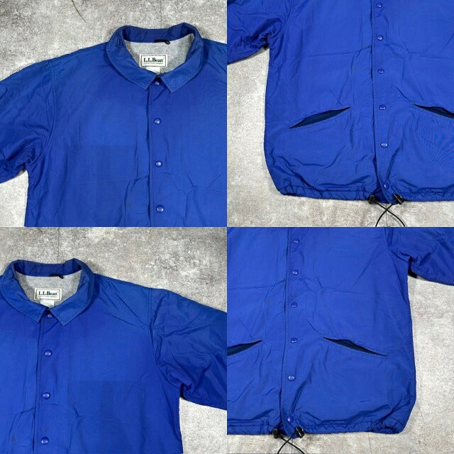 L.L.Bean 80s Royal Blue Fleece Lined Coach Jacket