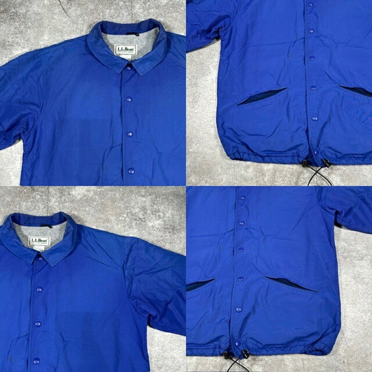 L.L.Bean 80s Royal Blue Fleece Lined Coach Jacket