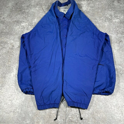 L.L.Bean 80s Royal Blue Fleece Lined Coach Jacket