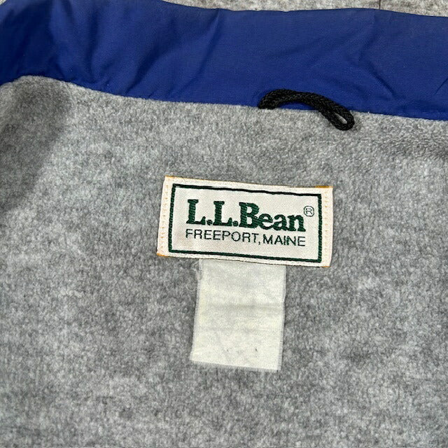 L.L.Bean 80s Vintage Nylon Fleece Lined Coach Jacket Size XL