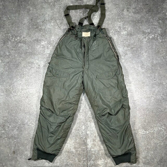 U.S.AIR FORCE F- 60s Vintage F-1B Flight Pants Green Size 32
