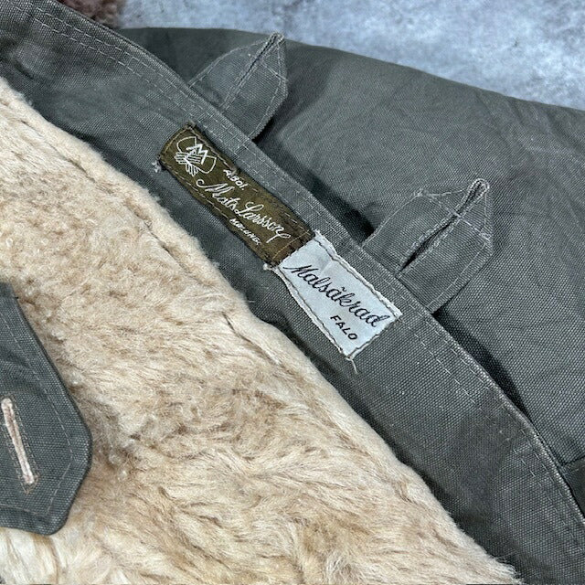 Mats Larsson 40s Swedish Military Pilot Coat Green Size XL