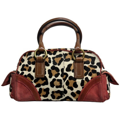 Coach Soho Ocelot Haircalf Suede Satchel Bag