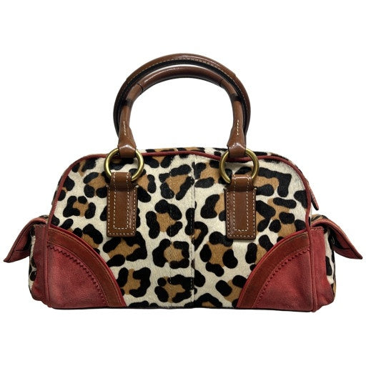 Coach Soho Ocelot Haircalf Suede Satchel Bag