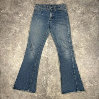 LEVI'S 80s 645 Orange Tab Flare Jeans Blue Size W30
