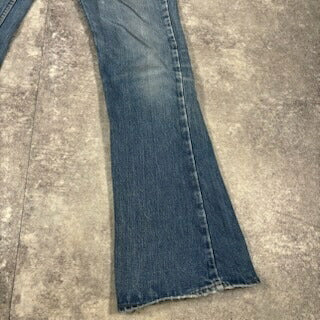 LEVI'S 80s 645 Orange Tab Flare Jeans Blue Size W30