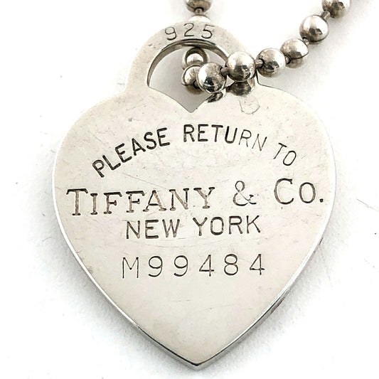 TIFFANY&Co. Return to Tiffany 925 Necklace Size ONE SIZE