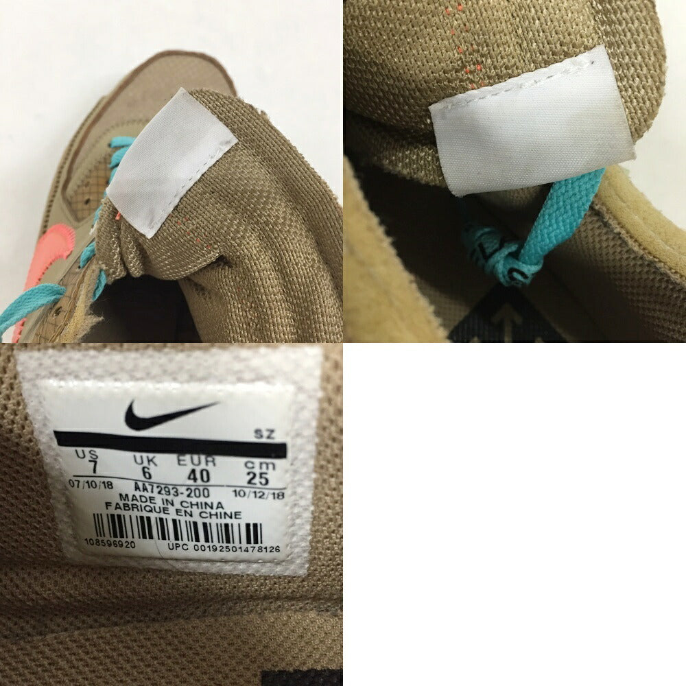 AIR MAX 90 The 10 Off-White Beige Brown Sneakers Size 7