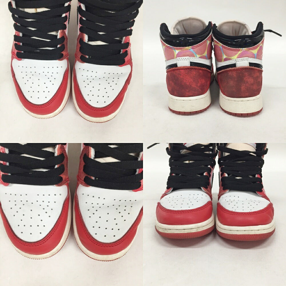 NIKE Air Jordan 1 High OG Black Sneakers Size 4Y23cm)