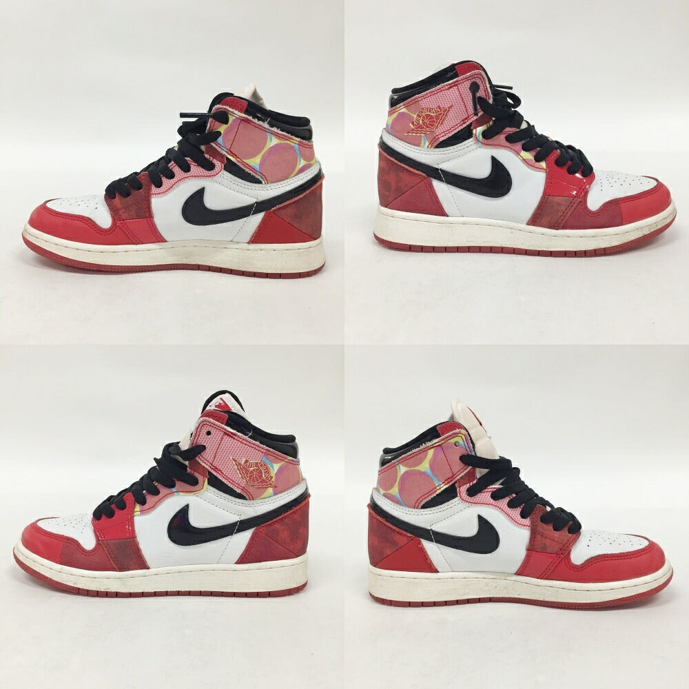 NIKE Air Jordan 1 High OG Black Sneakers Size 4Y23cm)