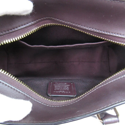 COACH Mini Break Carryall Floral 2-Way Bag Brown
