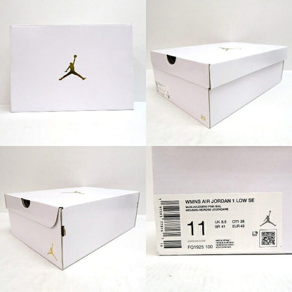 NIKE WMNS Air Jordan 1 Low SE Muslin Sneakers Size 28.0cm