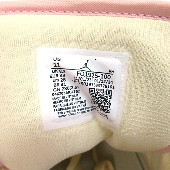 NIKE WMNS Air Jordan 1 Low SE Muslin Sneakers Size 28.0cm