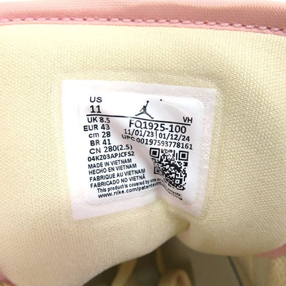 NIKE WMNS Air Jordan 1 Low SE Muslin Sneakers Size 28.0cm