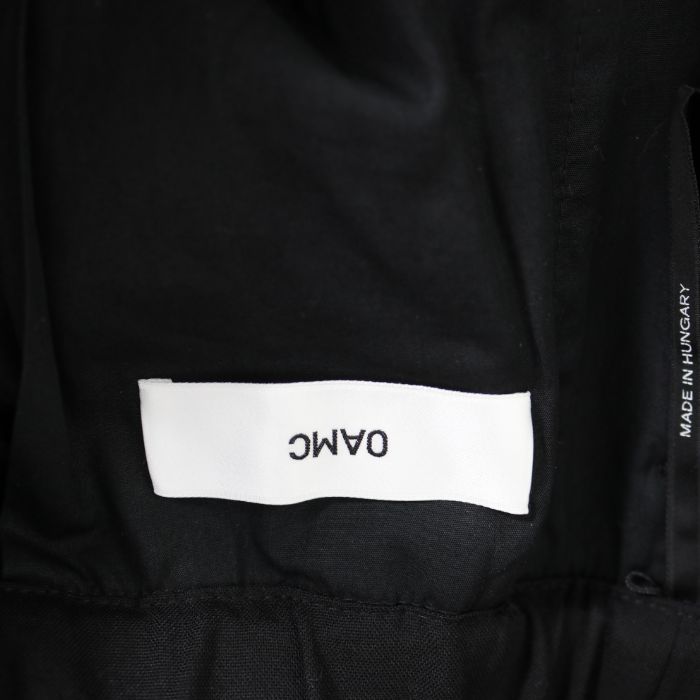 OAMC Fall Winter Regs Wide Wool Trousers Black Size M