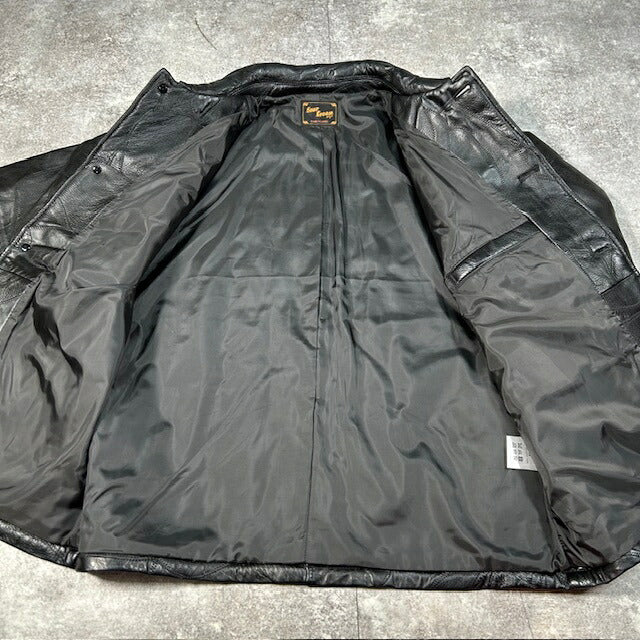 Sourcream Black Patchwork Leather Jacket Size F