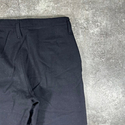 French Navy Wool Military Sailor Pants Black