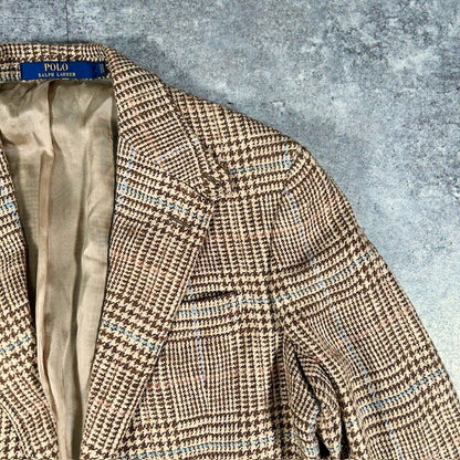 Polo by Ralph Lauren Italy Check Blazer Yellow Size 42L