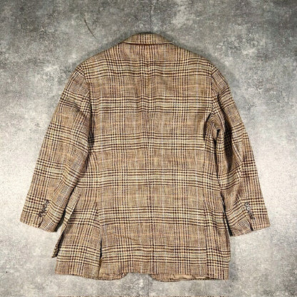 Polo by Ralph Lauren Italy Check Blazer Yellow Size 42L