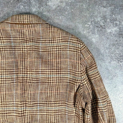 Polo by Ralph Lauren Italy Check Blazer Yellow Size 42L