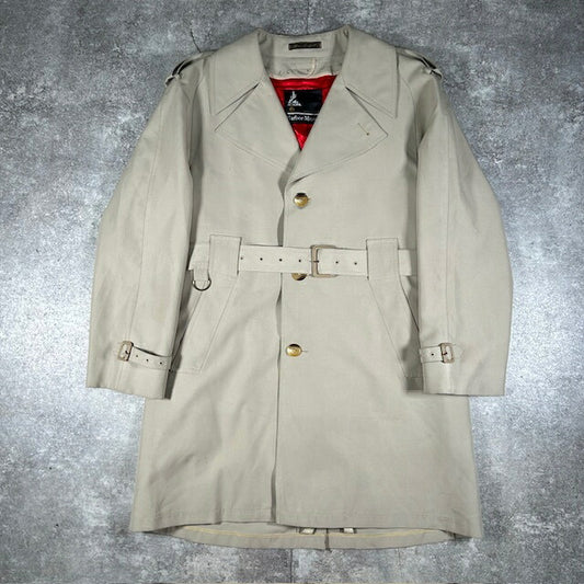 Harbor Master 70s/80s USA Vintage Trench Coat Beige Size 40