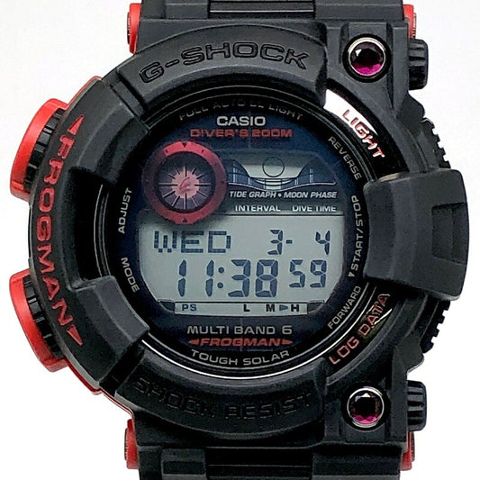 G-SHOCK CASIO GWF-T1000BS-1 Watch Black/Red Size ONE SIZE