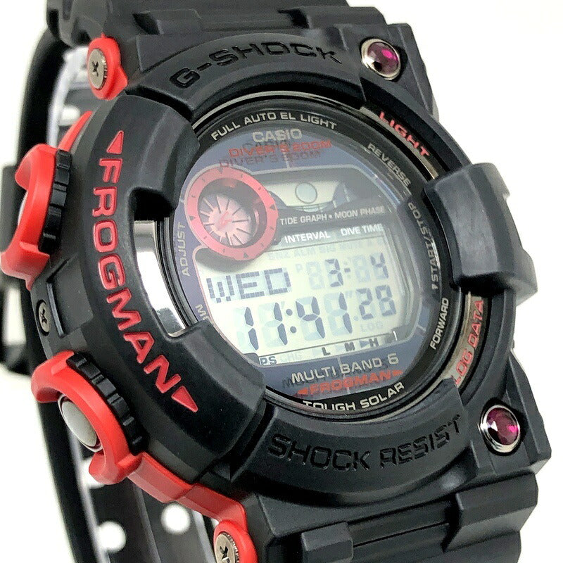 G-SHOCK CASIO GWF-T1000BS-1 Watch Black/Red Size ONE SIZE