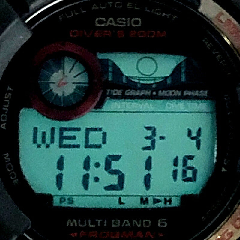 G-SHOCK CASIO GWF-T1000BS-1 Watch Black/Red Size ONE SIZE
