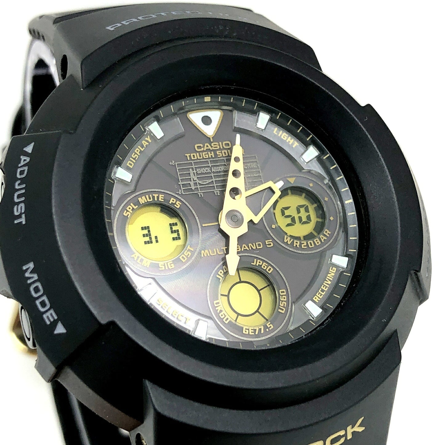 G-SHOCK 25th Anniv. Dawn Black Solar Watch Size ONE SIZE