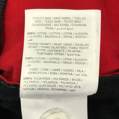MONCLER Black Cotton Polyamide Logo Cardigan Size 14