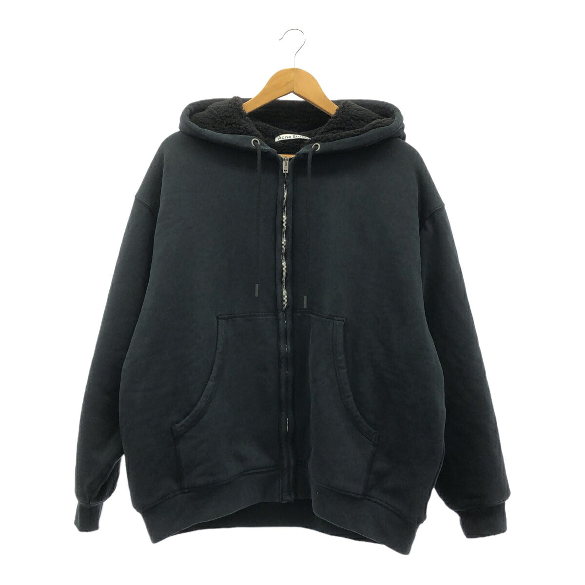 Acne Studios 25FW Faded Black Zip Hoodie Size XXS