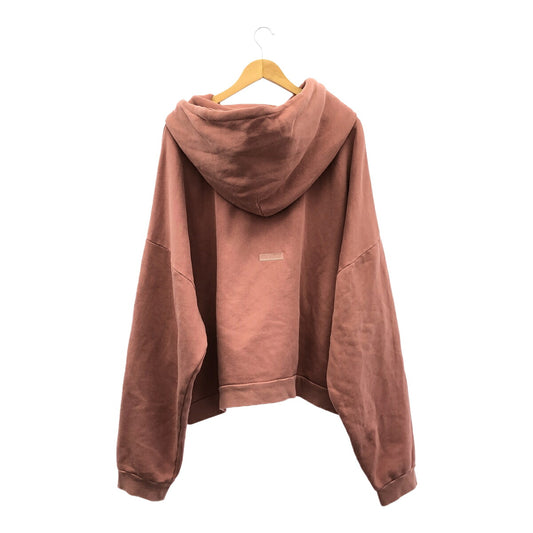 Acne Studios Pink Garment Dye Cotton Hoodie Size L