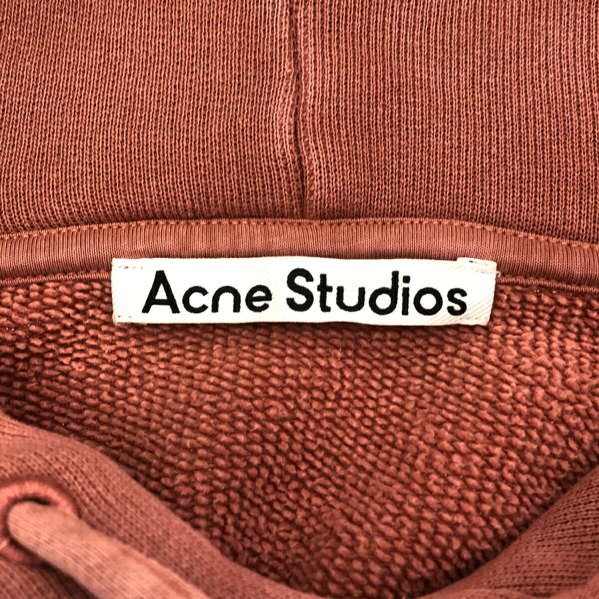 Acne Studios Pink Garment Dye Cotton Hoodie Size L