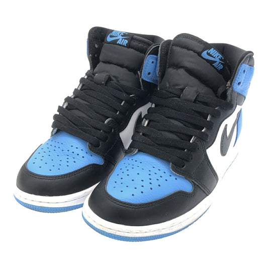 NIKE Air Jordan 1 Retro High OG UNC Sneakers Blue Size 26cm