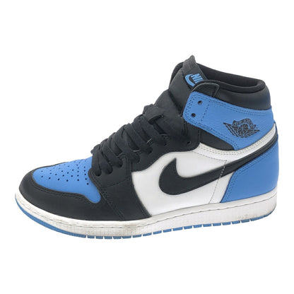 NIKE Air Jordan 1 Retro High OG UNC Sneakers Blue Size 26cm