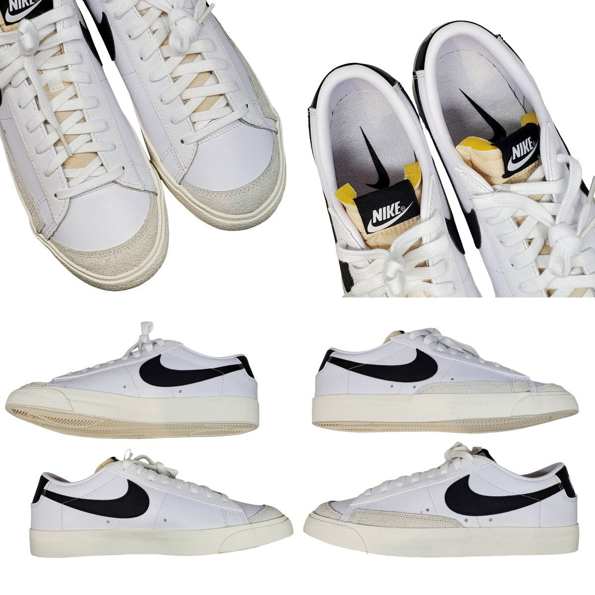 NIKE W BLAZER LOW '77 DC4769-102 White Sneakers Size 28.5