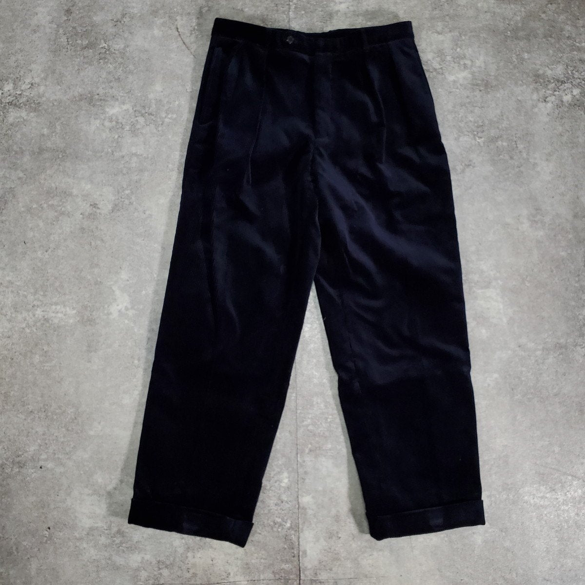 HEUGN Corduroy Trouser Pants Navy Size 2