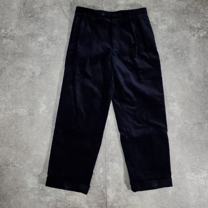HEUGN Corduroy Trouser Pants Navy Size 2