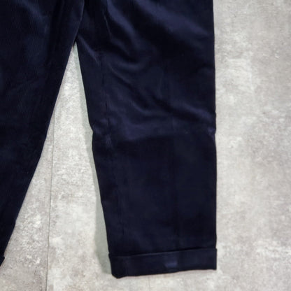 HEUGN Corduroy Trouser Pants Navy Size 2