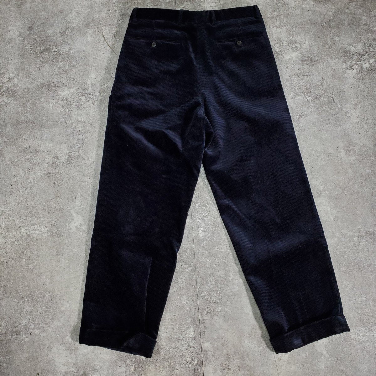 HEUGN Corduroy Trouser Pants Navy Size 2