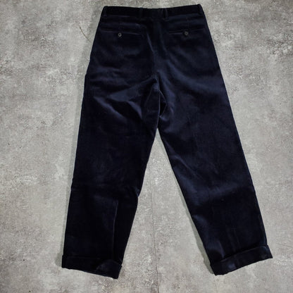 HEUGN Corduroy Trouser Pants Navy Size 2