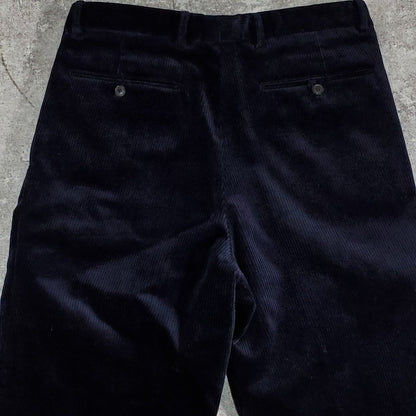 HEUGN Corduroy Trouser Pants Navy Size 2
